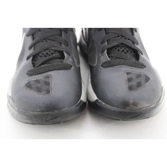 Nike Volley Zoom Hyperspike Flywire Women 8 Black Metallic Silver 585763 - Picture 5 of 11